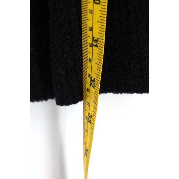 Max & Mia Cardigan Sweater Womens Black Open Front Knit Long Sleeve Size XL - Picture 9 of 9